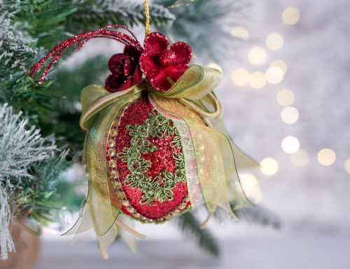 Ёлочное украшение МАДИС, пенополистирол, 14 см, Winter Deco