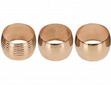 Кольца для салфеток "Элеганс", бронзовые, 4.5 см, разные модели, Koopman International