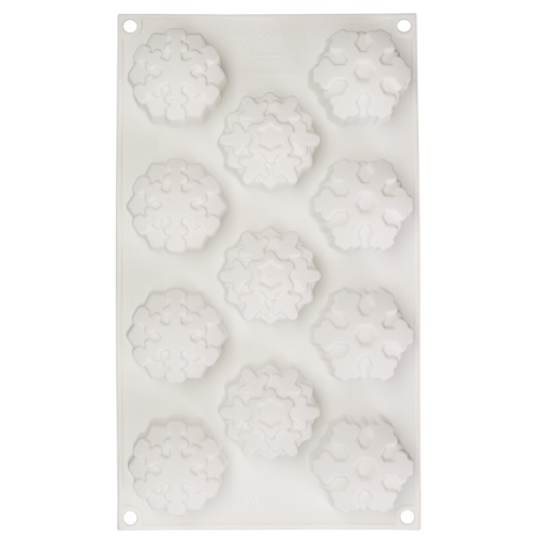 Форма для приготовления пирожных и конфет snowflakes 30,5 х 18 см фото 7