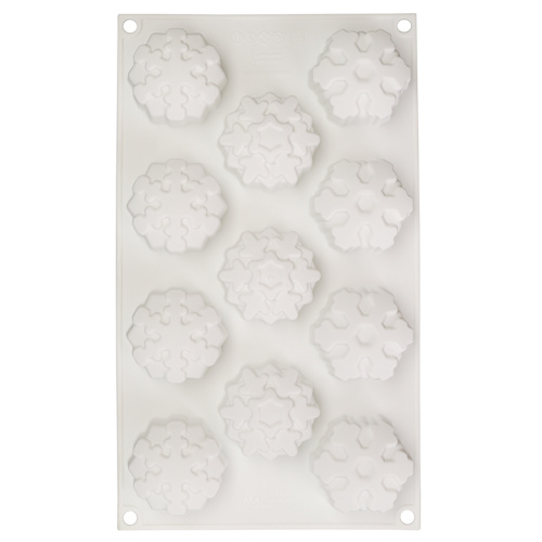 Форма для приготовления пирожных и конфет snowflakes 30,5 х 18 см фото 7