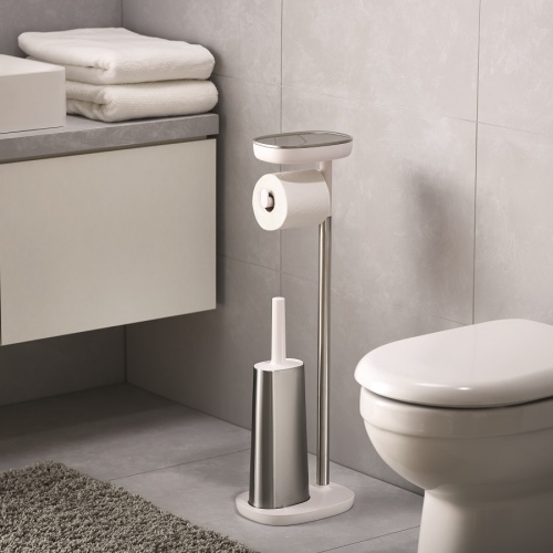 Набор держатель для туалетной бумаги с подносом EasyStore + ёршик для унитаза Flex™ фото 4