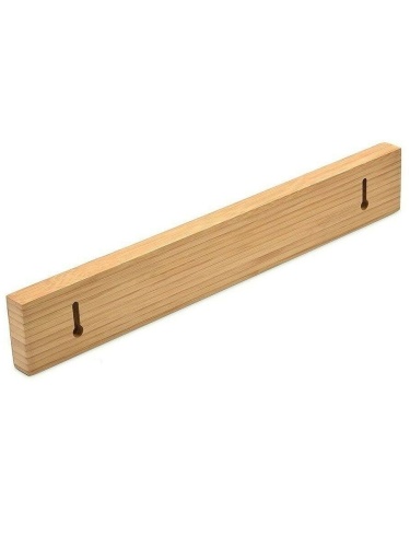 Магнитный держатель для ножей в деревянном исполнении (бамбук) фото 5