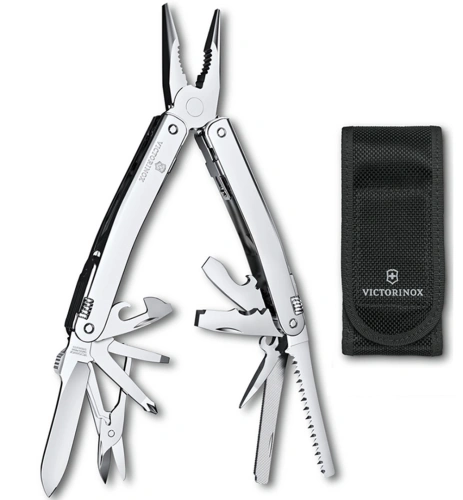 Мультитул Victorinox SwissTool Spirit MX, 105 мм, 24 функции, нейлоновый чехол