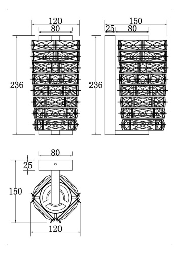 Настенный светильник (бра) Coil фото 3