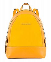 Рюкзак женский Piquadro Muse, желтый, 25x30x12 см