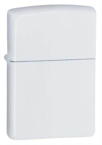 Зажигалка Zippo Classic с покрытием White Matte, латунь/сталь, белая, матовая, 214