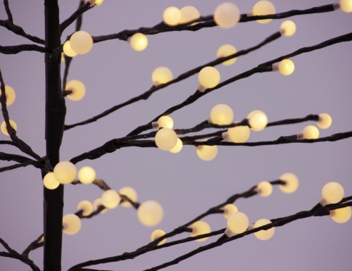 Светодиодное дерево "Волшебная вишня", цветных/тёплых белых LED-огней, контроллер, уличное, Kaemingk фото 5