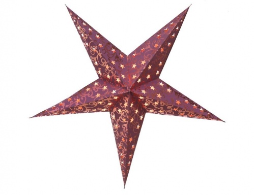 Подвесная звезда "Равенна", бумага, 60 см, Boltze фото 4