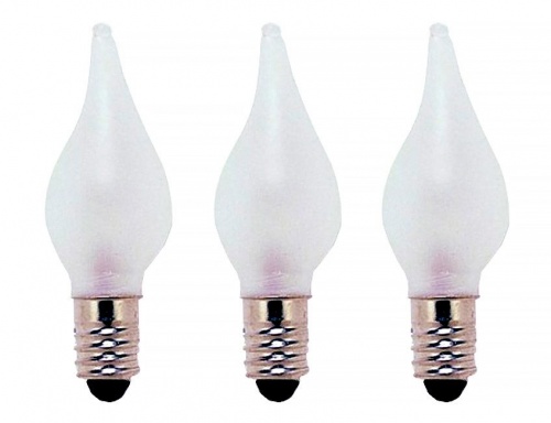 Набор запасных белых матовых ламп, для рождественских горок и светильников, 24 V, 3 штуки, STAR trading