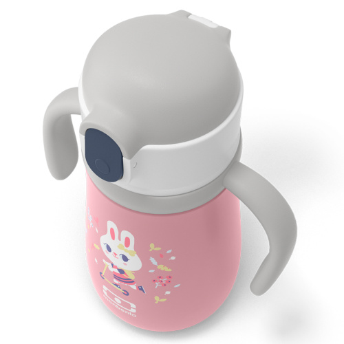 Термос детский mb stram 360 мл pink bunny фото 3