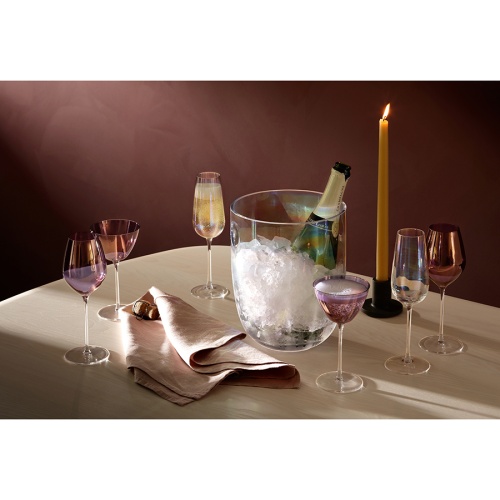 Набор бокалов для шампанского aurora, 285 мл, фиолетовый, 4 шт. фото 6