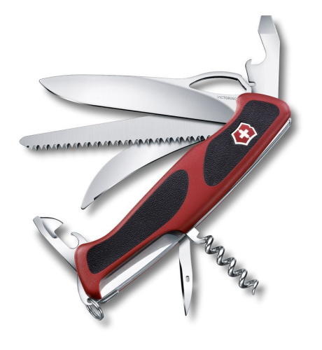 Нож Victorinox RangerGrip 57 Hunter, 130 мм, 13 функций,, 0.9583.MC