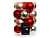 Набор стеклянных шаров Коллекция РОМАНТИЧНЫЙ КОНТРАСТ, матовые, 60 мм, 20 шт., Kaemingk (Decoris)
