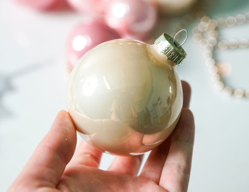 Набор стеклянных шаров РОЗОВОЕ ШАМПАНСКОЕ, глянцевые, 7 /6 /5 см, 26 шт., Christmas Deluxe фото 7