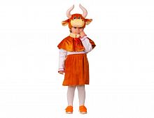 Карнавальный костюм Коровка Брусничка коричневая (плюш), 3-5 лет, Батик