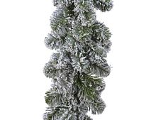 Гирлянда хвойная "Империал" заснеженная, хвоя - PVC, 270х30 см, Kaemingk