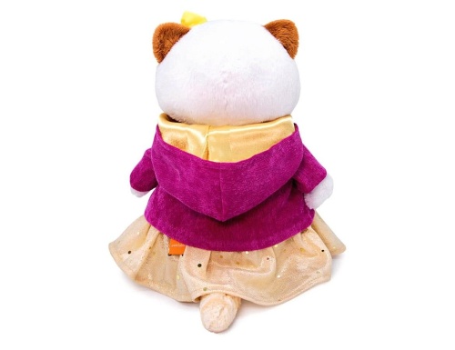 Мягкая игрушка Кошечка Лили в куртке с пчелкой 24 см, Budi Basa фото 4