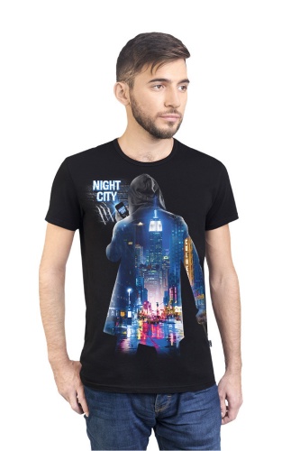 Мужская футболка"Night City-3" фото 8