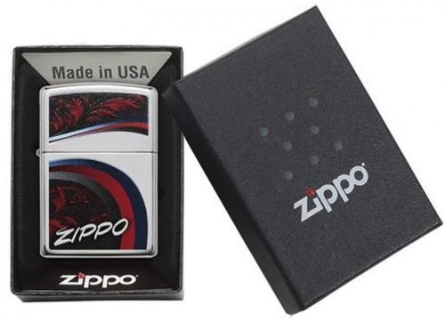 Зажигалка ZIPPO Classic с покрытием High Polish Chrome, латунь/сталь, серебристая, 36x12x56 мм, 29415 фото 4