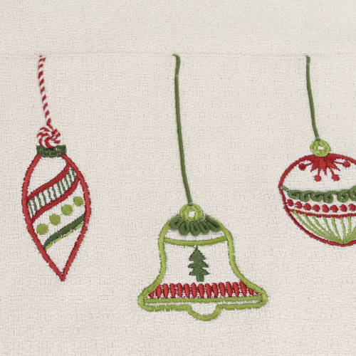 Дорожка с вышивкой christmas decorations из коллекции new year essential, 45х150 см фото 8