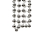 БУСЫ пластиковые ГИГАНТ, цвет: серебряный, 20 мм, 2,7 м, Kaemingk