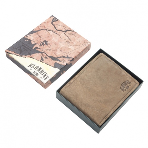 Бумажник Klondike Rob, коричневый, 12,5x10 см фото 10