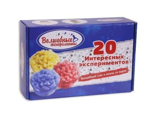 Большой набор Волшебный снег и 20 опытов со льдом, Magic Moments
