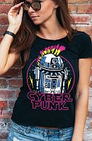 Женская футболка"CYBER PUNK"