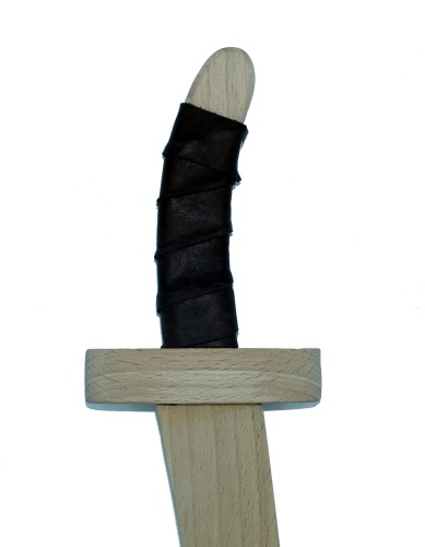 Сабля арабская деревянная из бука фото 2