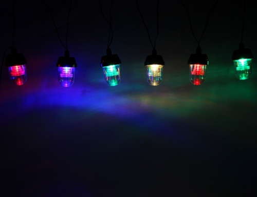 Гирлянда-проектор "Звёздный танец", 6 разноцветных LED-ламп, 2.5+5 м, уличная, Peha Magic фото 5