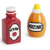 Солонка и перечница Ketchup & Mustard, 25603