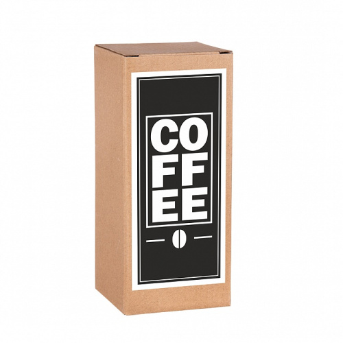 Термокружка "COFFEE" в красном и чёрном цветах, изготовленная из нержавеющей стали, в подарочной упаковке фото 7