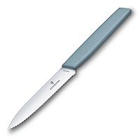 Нож Victorinox для овощей и фруктов, лезвие 10 см волнистое