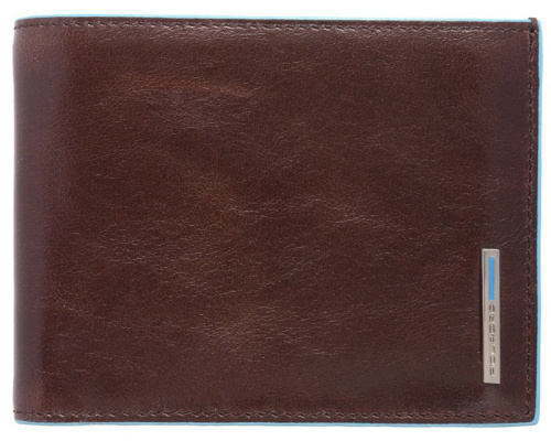 Кошелек Piquadro Blue Square, коричневый, 12,5х9,5х2 см