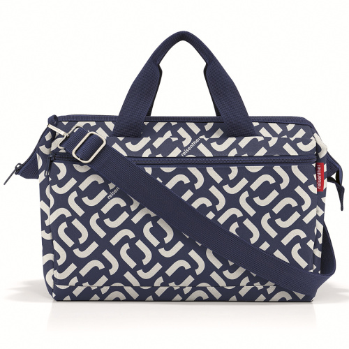 Сумка allrounder s pocket signature navy фото 3