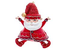 Ёлочная игрушка ГНОМИК ХИНРИК, полистоун, 11 см, Kurts Adler