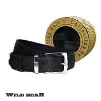 Ремень WILD BEAR RM-017f Black Premium (130 см)