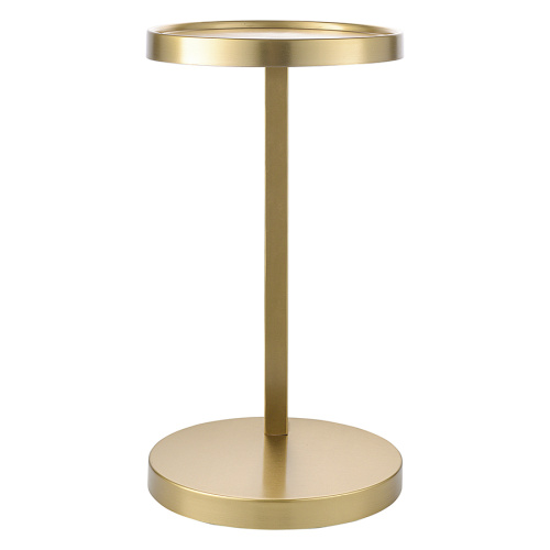 Столик приставной yanis, D25,5 см, золотой фото 2