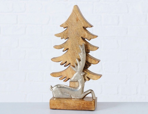 Декоративная ёлочка СЬОРЕН, дерево, малая, 27 см, Boltze