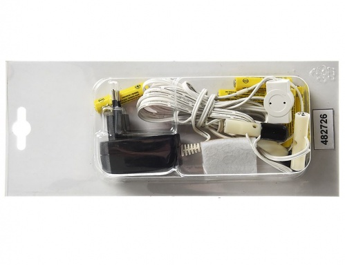 Блок питания - адаптер для трех устройств, заменяет 3х (3хААА) батареи, 3V, Kaemingk