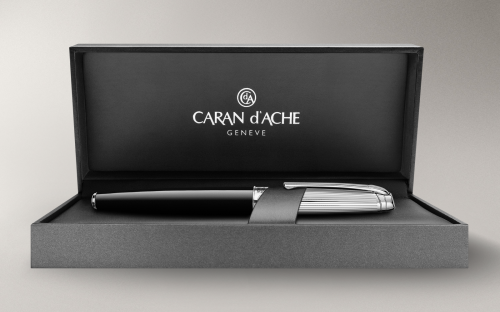 Carandache Leman - Bicolor Black Lacquer SP, перьевая ручка, F фото 8