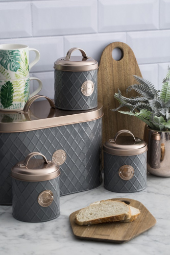 Емкость для хранения сахара copper lid 1 л фото 7