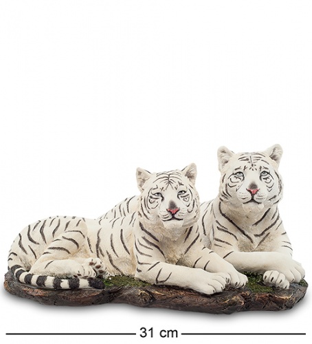 WS-703 Статуэтка "Белые тигры"