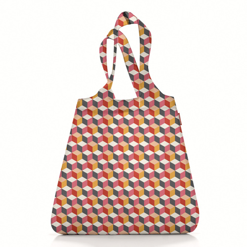 Сумка складная mini maxi shopper cubes red