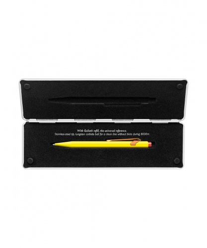 Carandache Office 849 Claim your style 2 - Canary Yellow, шариковая ручка, M, подарочная коробка фото 2