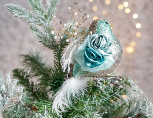 Ёлочная игрушка ПТИЧКА ДОРТИ, полиэстер, 20 см, Winter Deco
