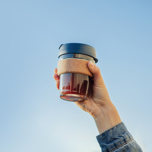 Кружка keepcup brew cork m 340 мл black фото 2