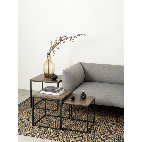 Набор столиков unique furniture, rivoli, 3 шт., 50/45/40 см (куб) фото 7