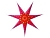 Подвесная звезда-плафон СИРИ (красная), 70 см, белый кабель, цоколь Е14, STAR trading