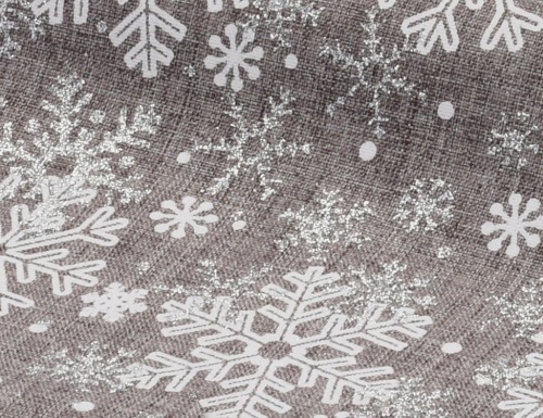 Ткань для декорирования "Праздничные снежинки", 21x250 см, Koopman International фото 2